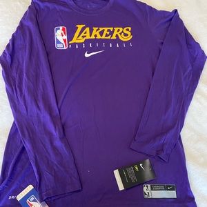 Nike Lakers long sleeve dry fit shirt